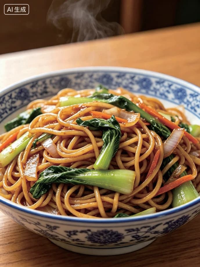 青菜炒面